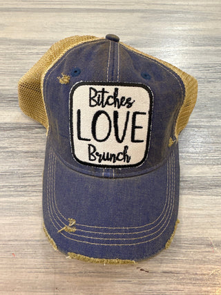 Wild Oates Accessories - Hats Blue Bitches Love Brunch