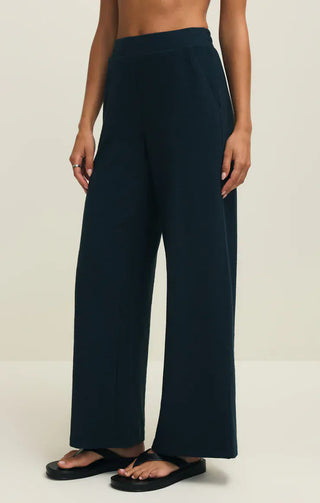 Z Supply Bottoms - Pants Andre Wide Leg Pant Eclipse