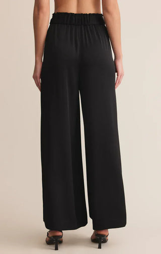 Z Supply Bottoms - Pants Sale Isolde Satin Pant Black