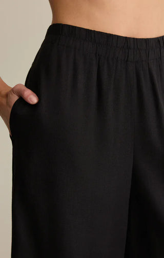 Z Supply Bottoms - Pants Scout Linen Pant Black