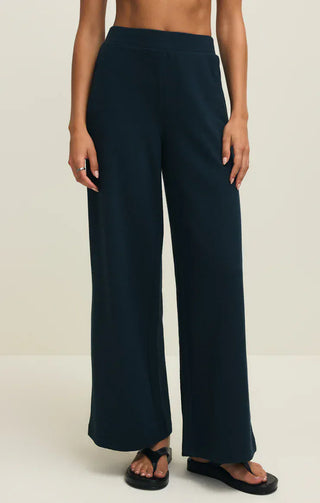 Z Supply Bottoms - Pants Xsm Andre Wide Leg Pant Eclipse