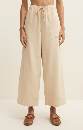 Z Supply Bottoms - Pants Xsm Daycation Pant Parchment