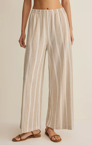 Z Supply Bottoms - Pants Xsm Scout Knit Striped Pant Cloud