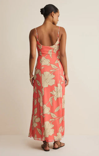 Z Supply Dresses Charisma Bloom Midi Dress Gelato