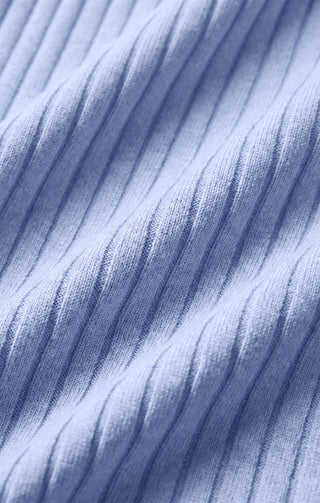 Z Supply Loungewear- Sleepwear - Bottoms Dawn Smocked Rib Short Crystal Blue