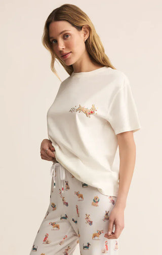 Z Supply Loungewear- Sleepwear - Tops Final Sale Bestie Boyfriend Tee Sea Salt