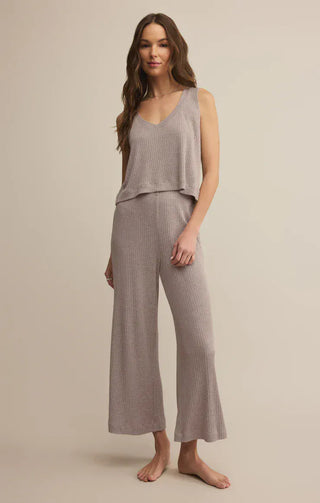 Z Supply Loungewear- Sleepwear - Tops Sale Sloane V-Neck Rib Tank Slate Grey
