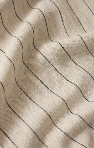 Z Supply Tops - Blouse Alfie Striped Button Up Top Linen