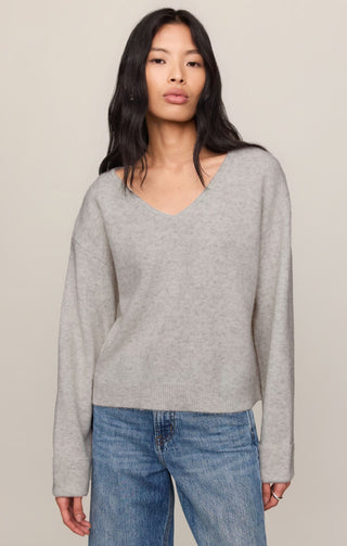 Z Supply Tops - Sweaters Cerro Sweater Feather Grey