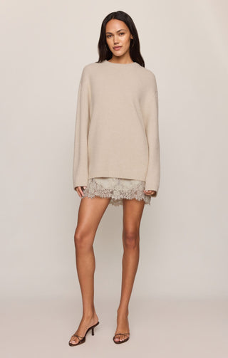 Z Supply Tops - Sweaters Chill Mode Sweater Frosted Pearl