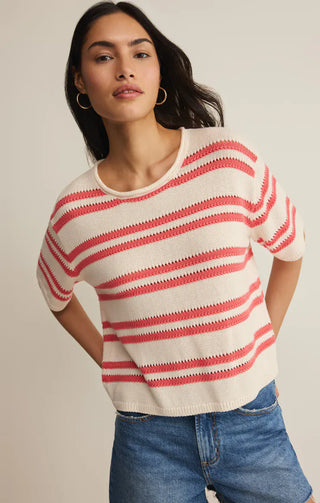 Z Supply Tops - Sweaters Prado Stripe Sweater Tee Gelato