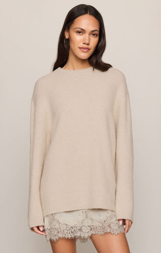 Z Supply Tops - Sweaters Xsm Chill Mode Sweater Frosted Pearl