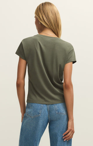 Z Supply Tops - T-Shirts Modern V-Neck Tee Tea Leaf