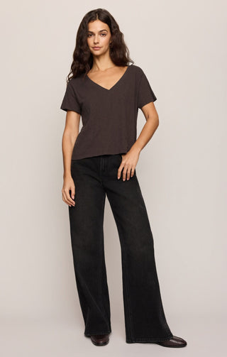 Z Supply Tops - T-Shirts Nomad V-Neck Tee Cocoa Bean