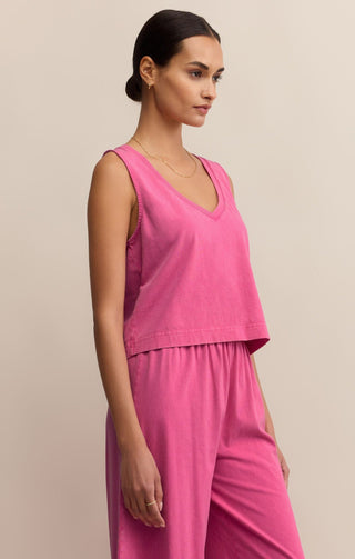 Z Supply Tops - Tank Top Final Sale Sloane V-neck Tank Top Island Pink