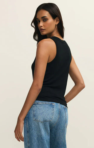 Z Supply Tops - Tank Top Select Airy Tank Black
