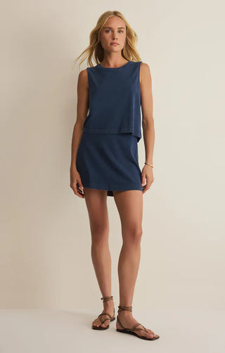 Z Supply Tops - Tank Top Sloane Jersey Muscle Tank Indigo