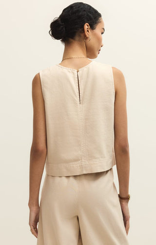 Z Supply Tops - Tank Top Sun Seeker Tank Parchmant