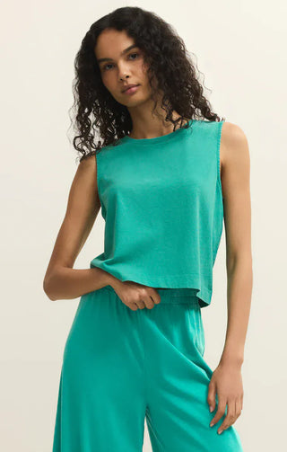 Z Supply Tops - Tank Top Xsm Sloane Jersey Muscle Tank La Palma