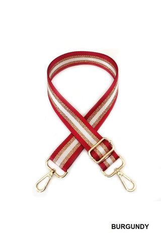 Zenana Accessories - Handbags Gameday Crossbody Guitar Strap Burgundy