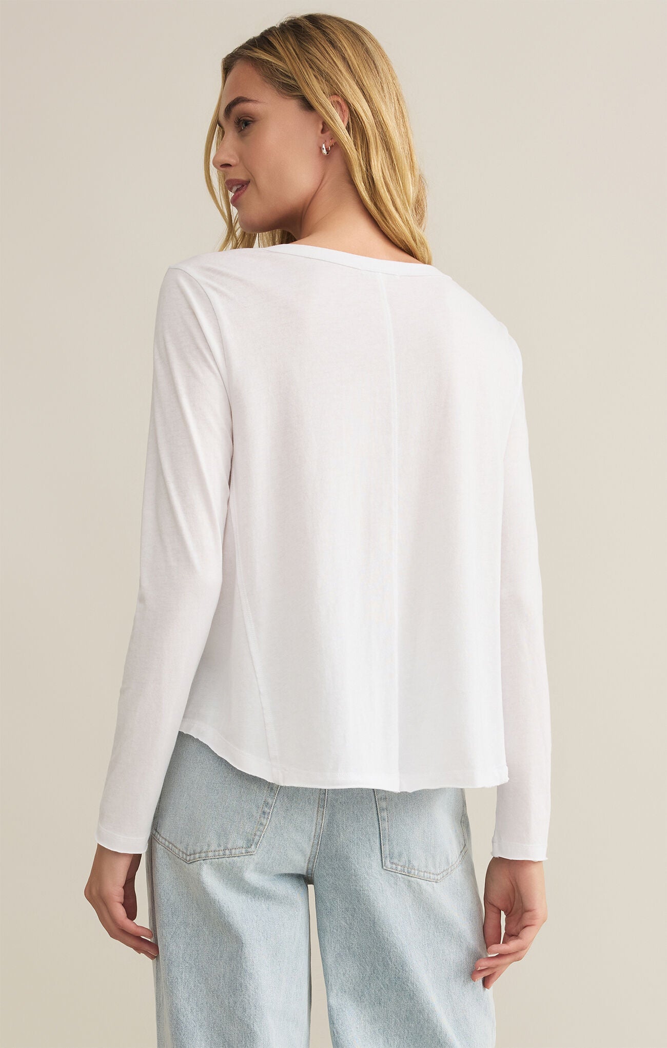 Sale Vail Long Sleeve Tee White