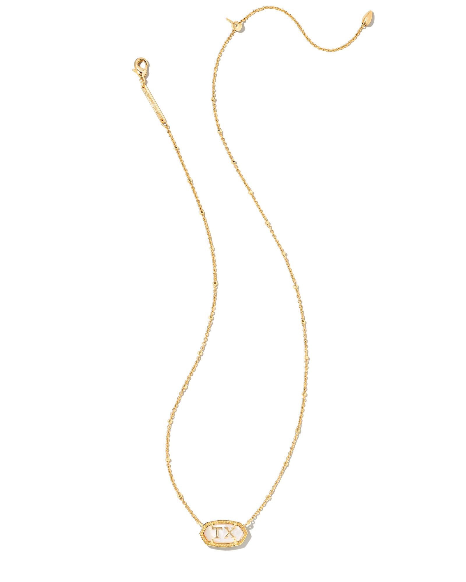 Elisa Texas Necklace Gold Ivory MOP