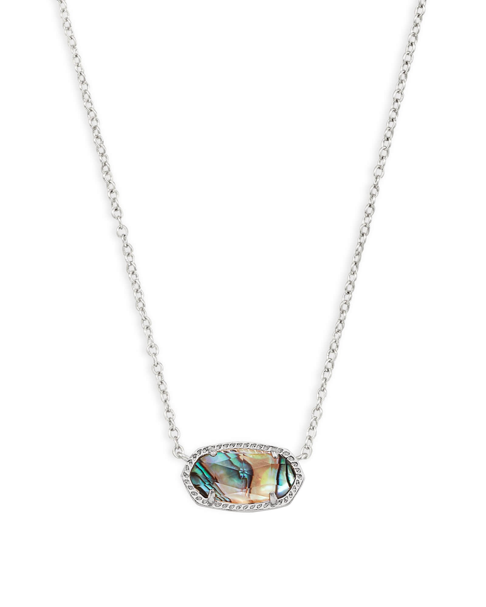 Elisa Necklace Abalone Shell Gold or Silver