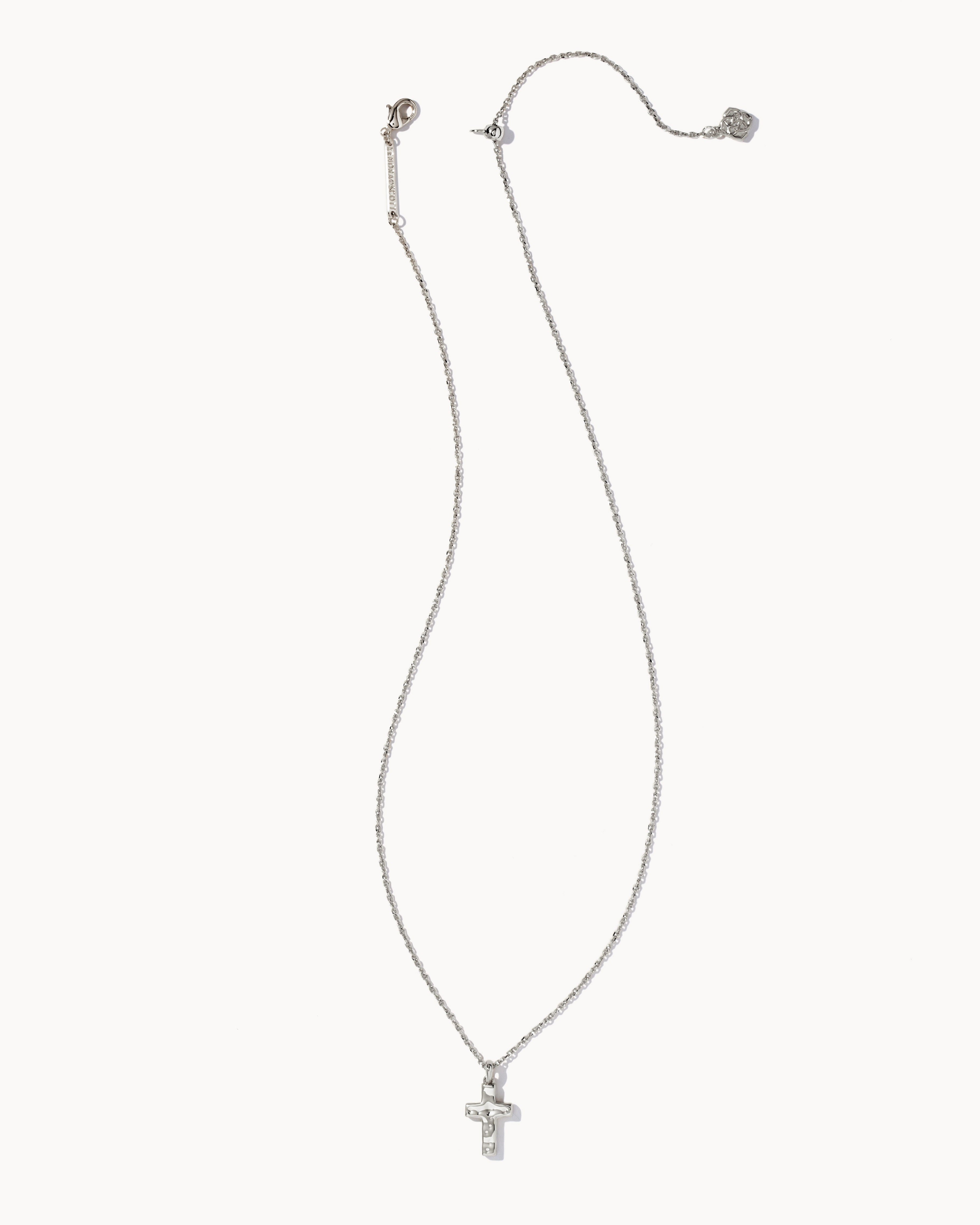 Cross Pendant Necklace Silver or Gold