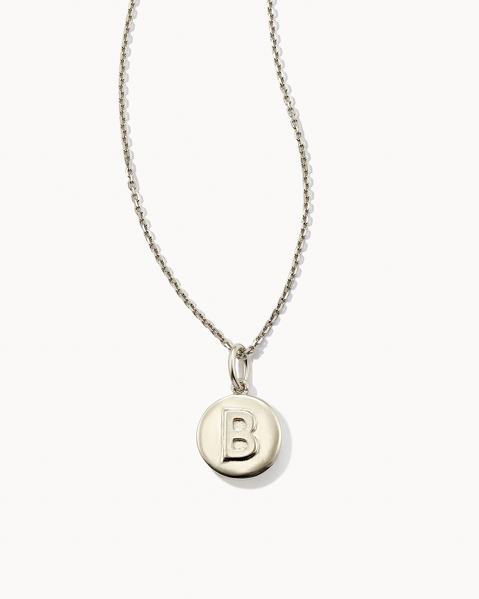 Sale Letter Coin Charm Necklace