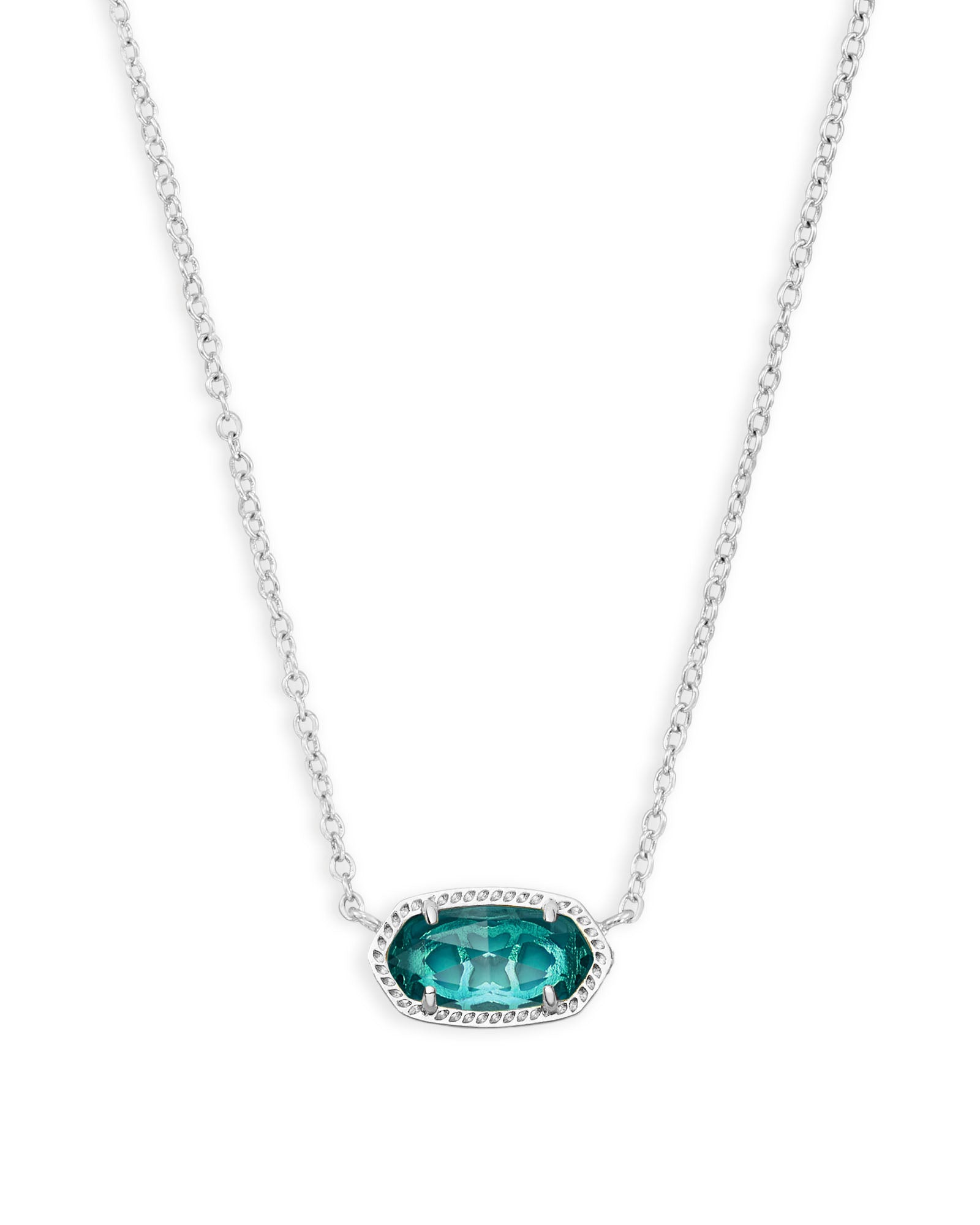 Elisa Necklace London Blue Gold or Silver
