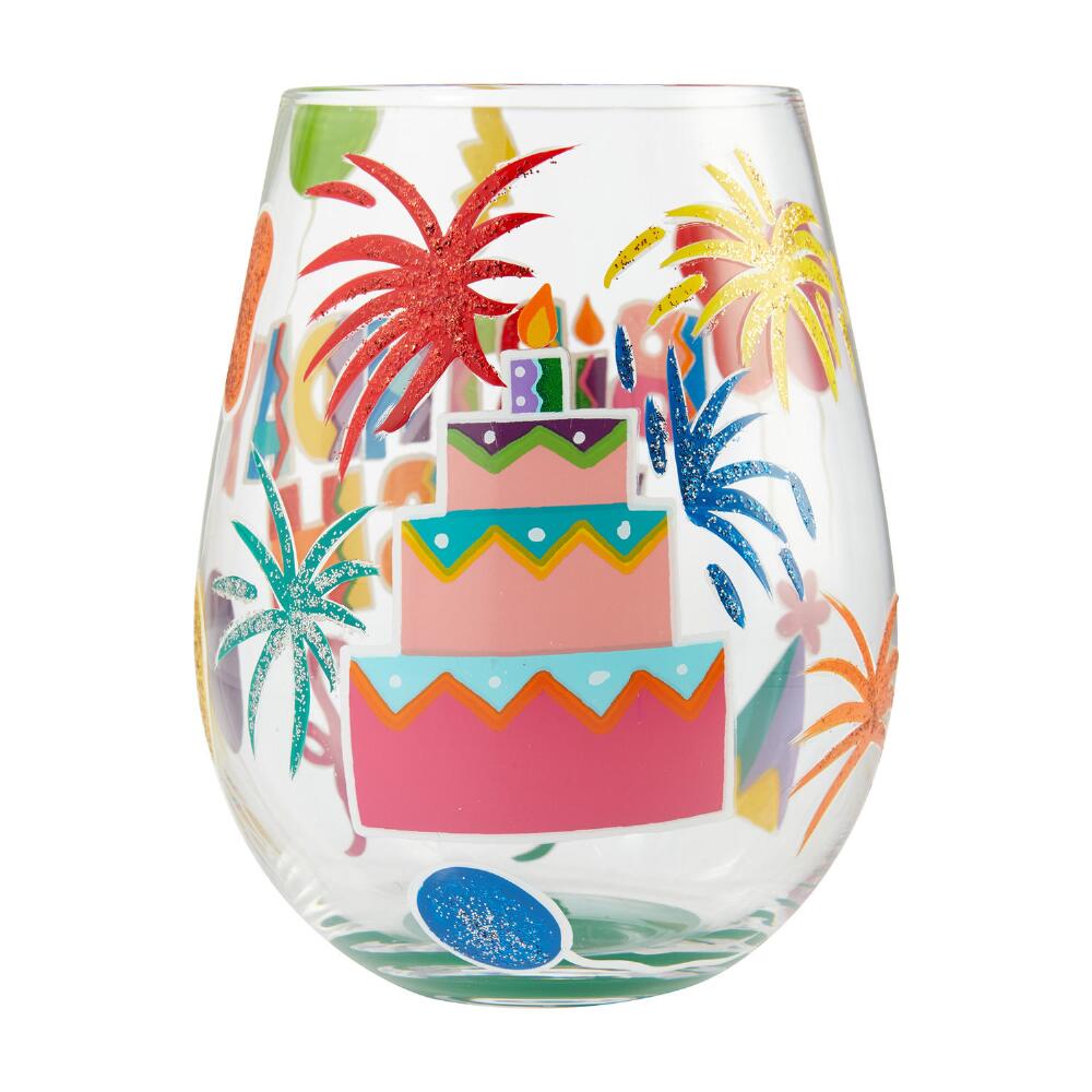 Lolita Stemless Wine Glasses Birthday Bash