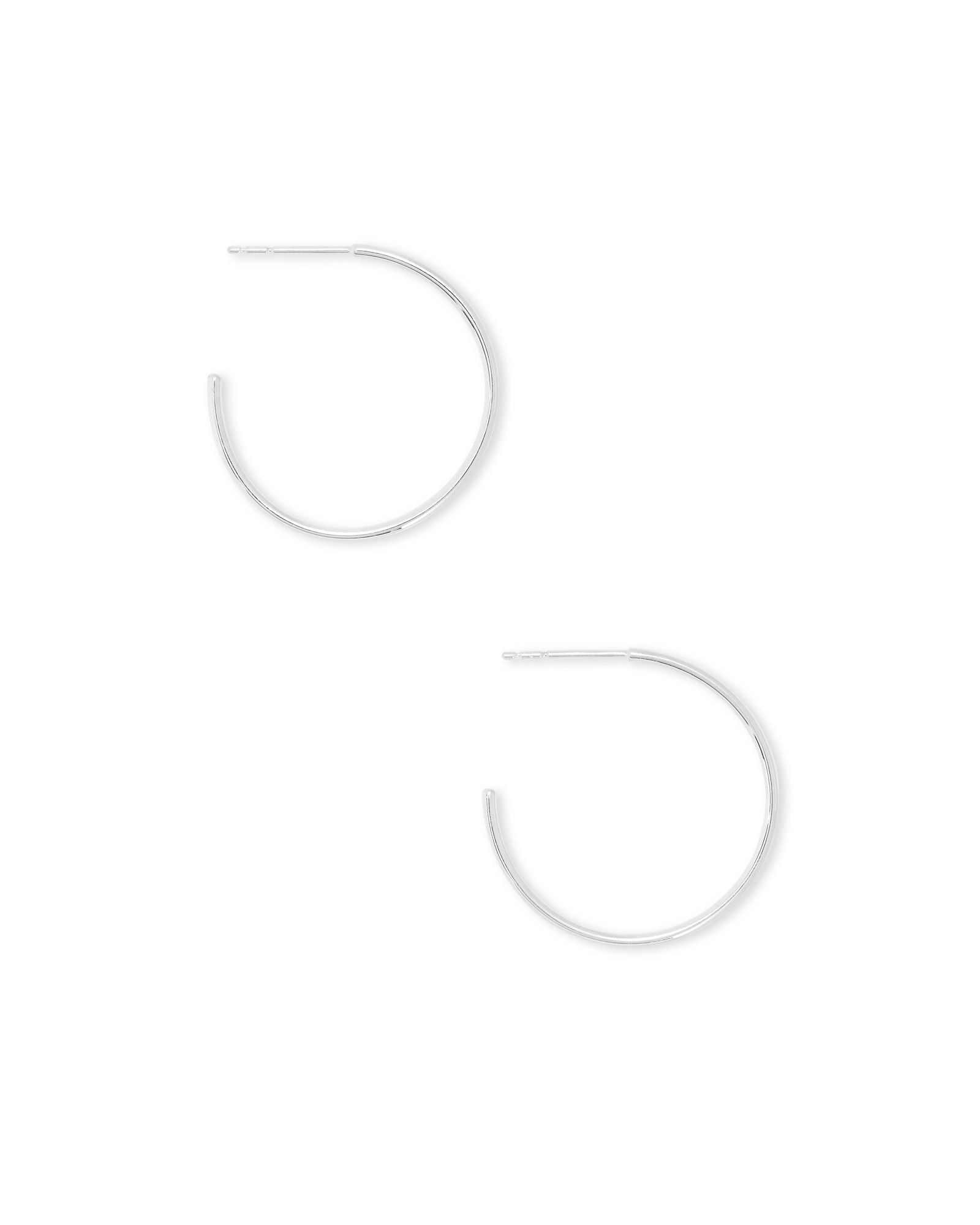 Keeley Small Hoop Earrings in Sterling Silver