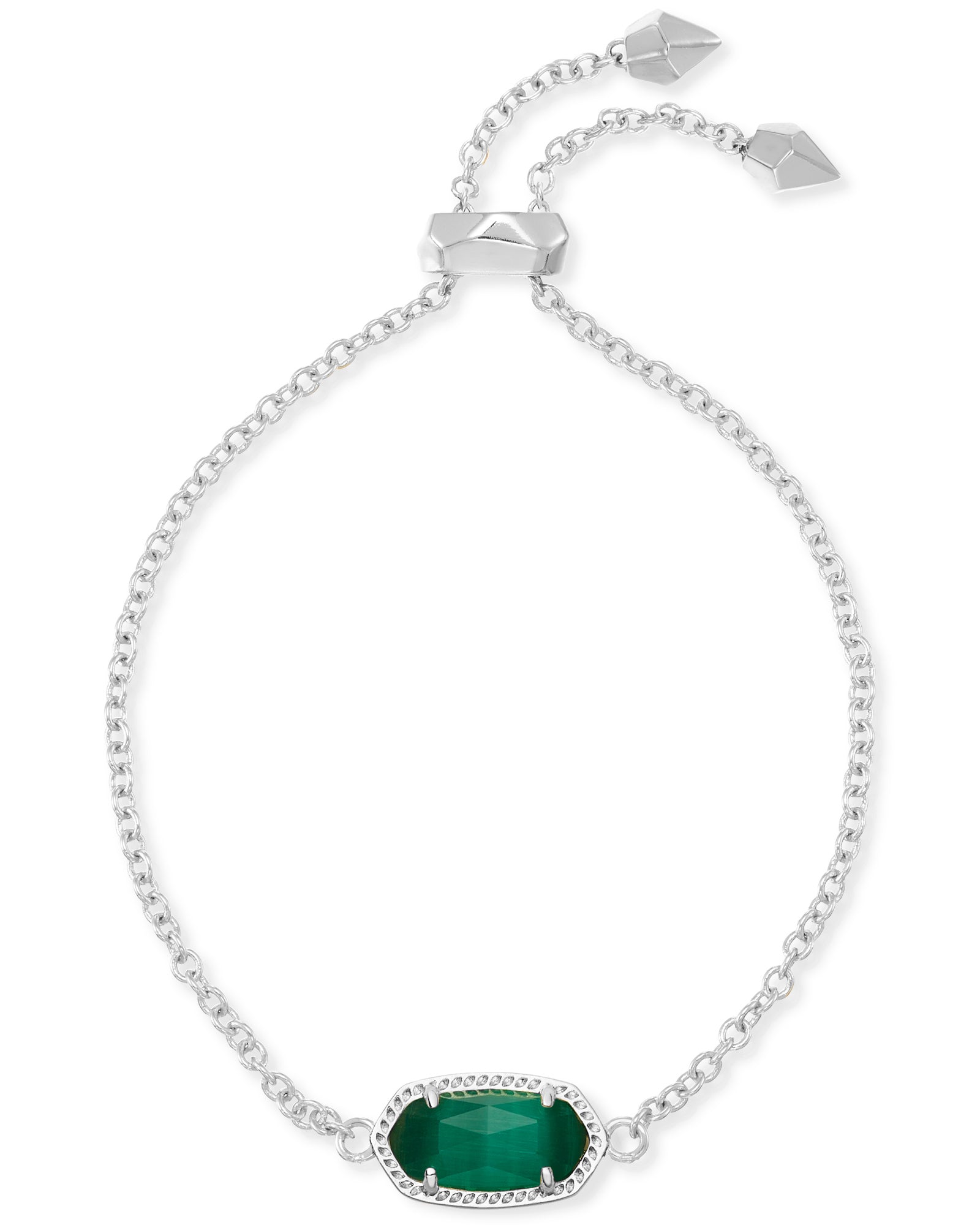 Elaina Bracelet Emerald Gold or Silver