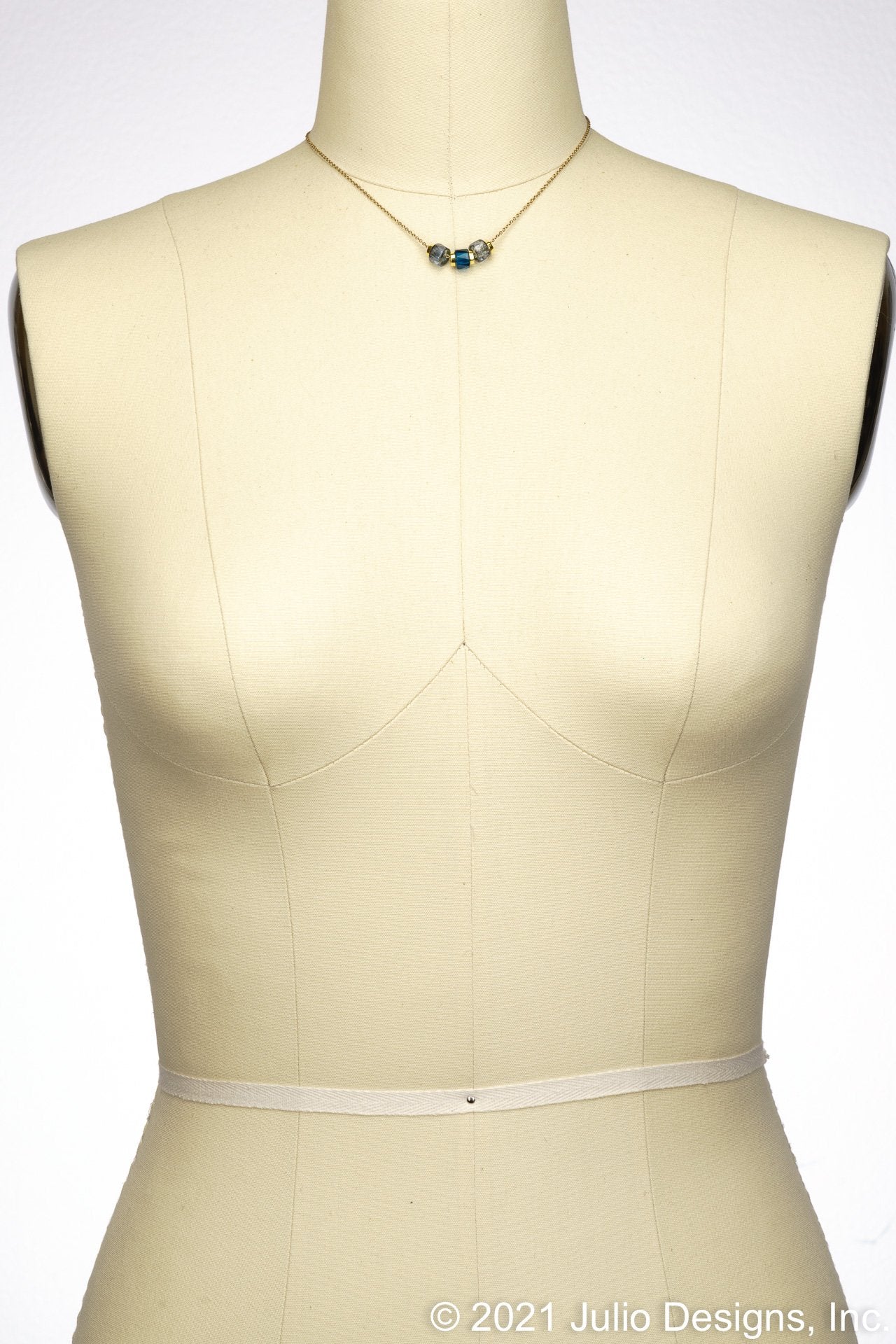 Final Sale Crane Necklace - Brown