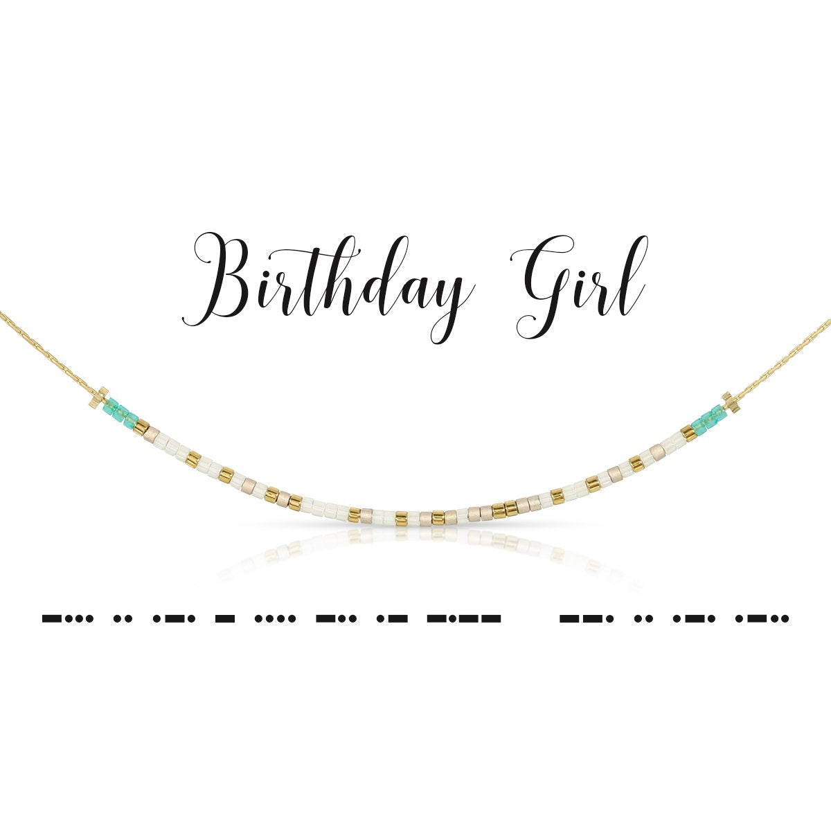 Birthday Girl Dot & Dash Necklace