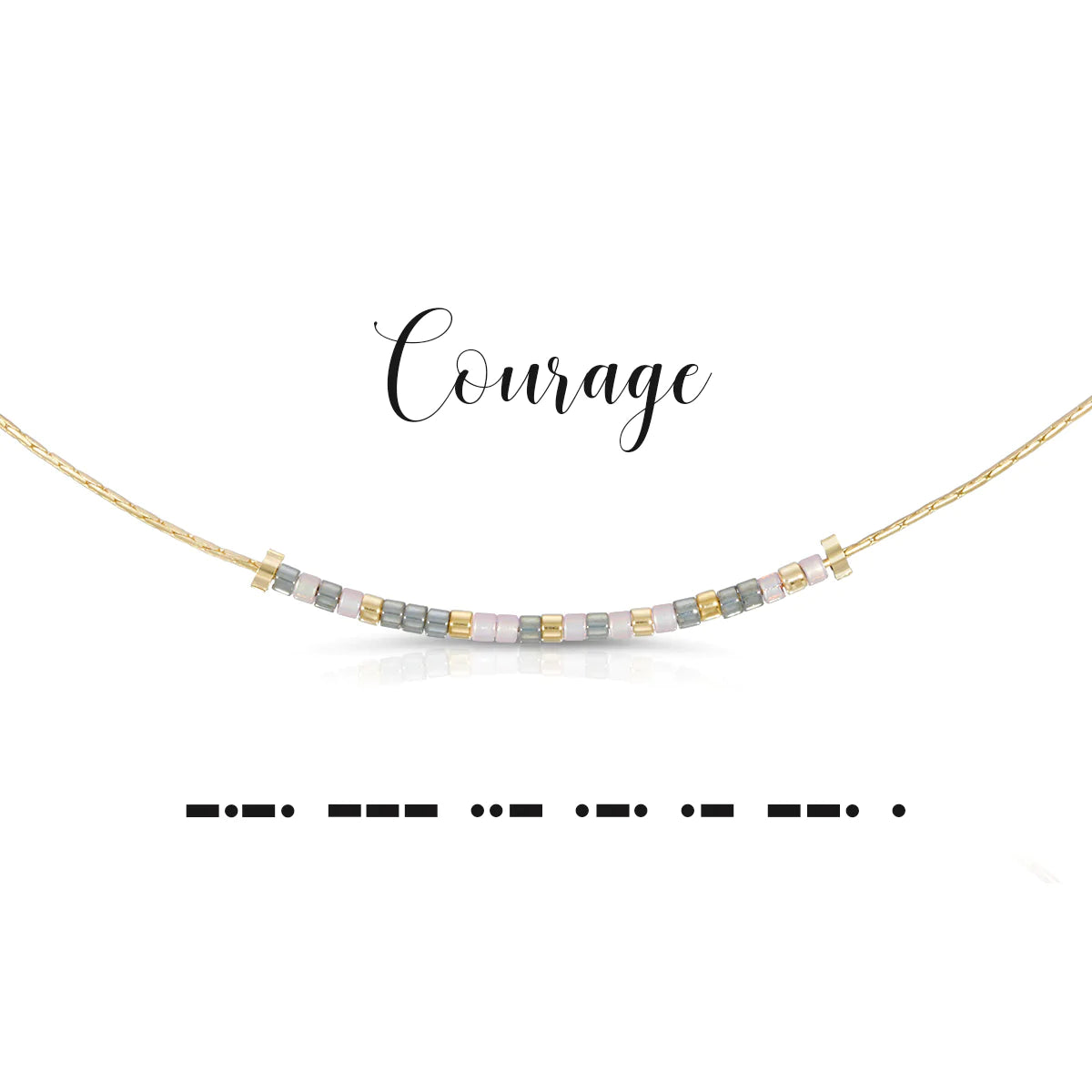 Courage Dot & Dash Necklace