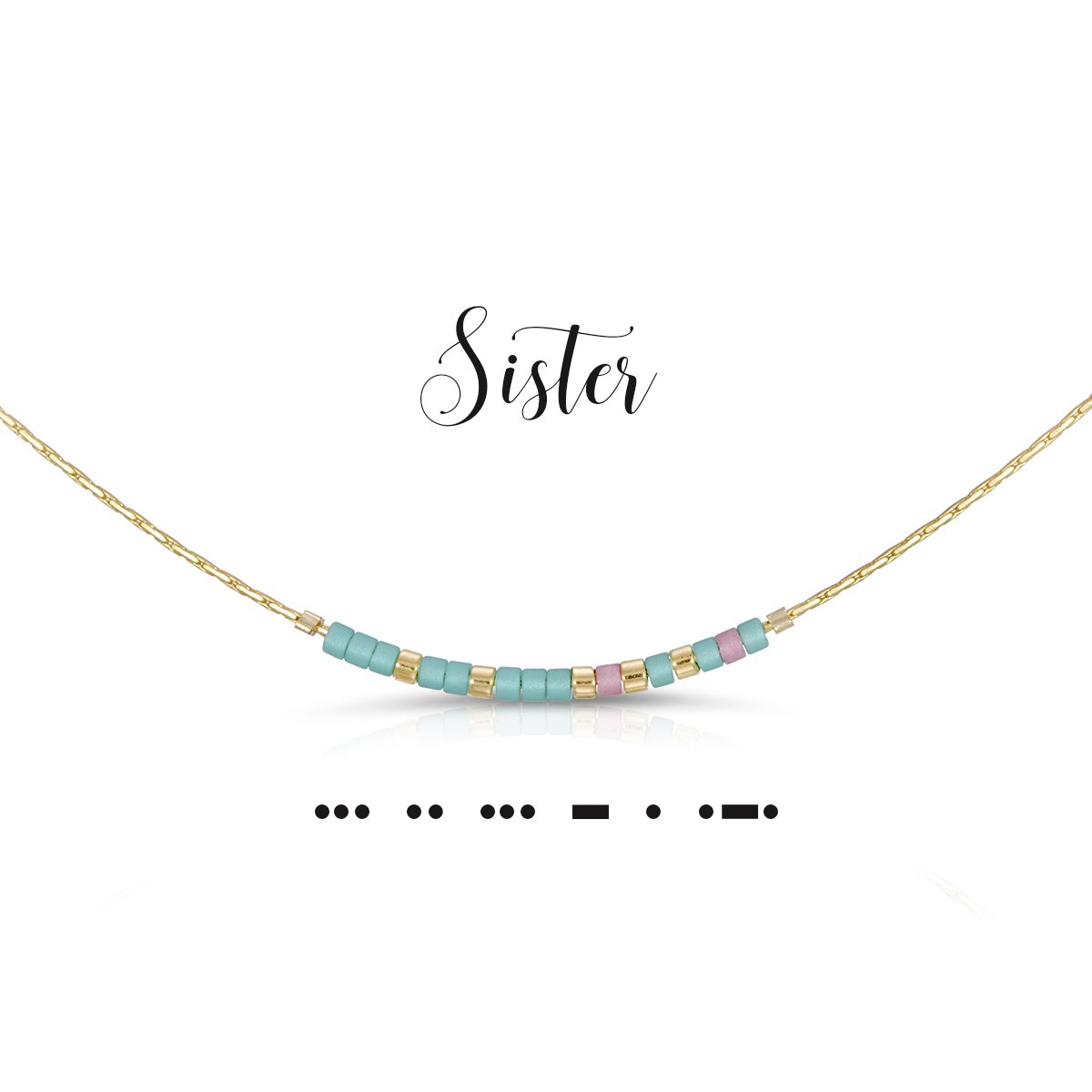 Sister Dot & Dash Necklace