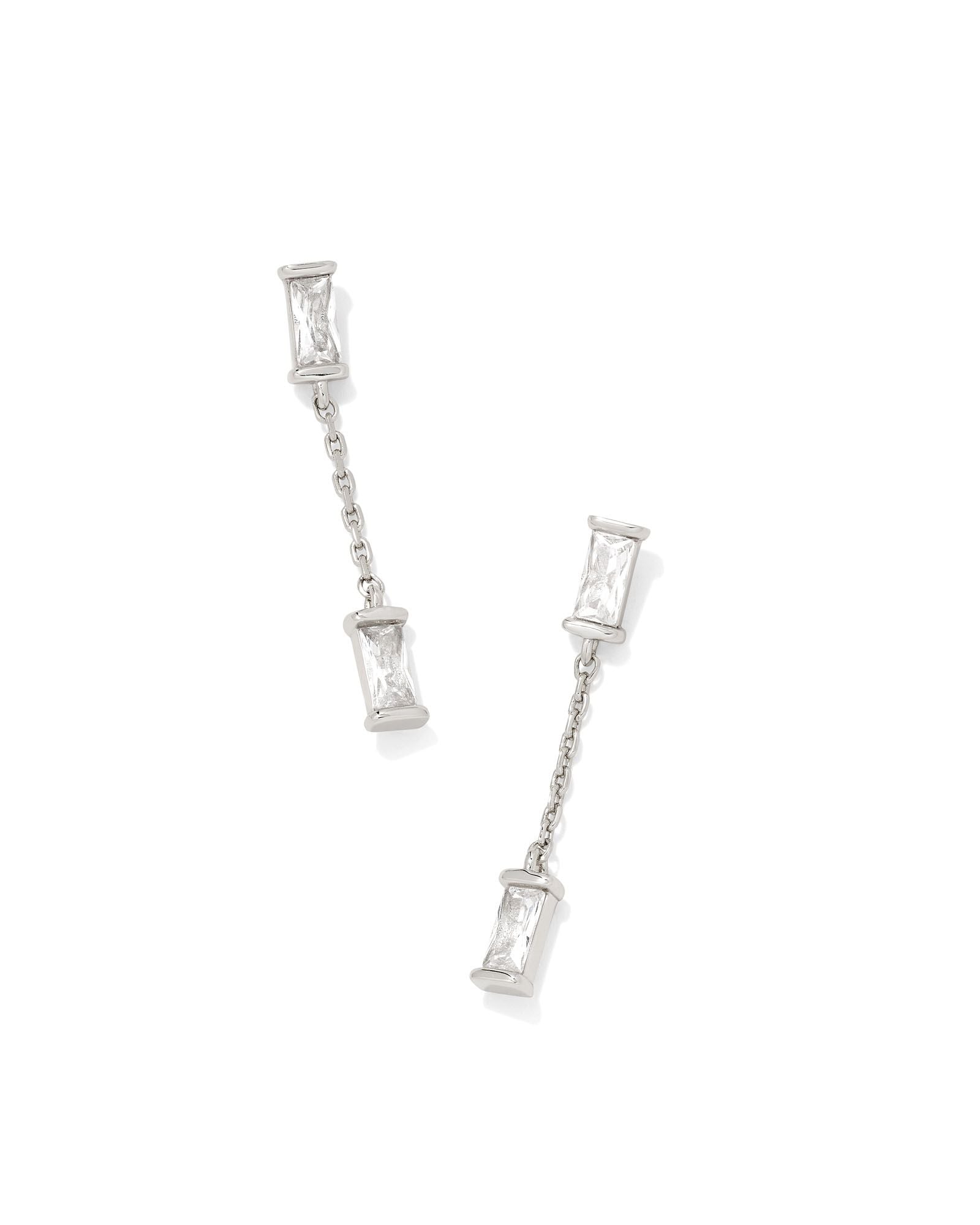 Juliette Drop Earrings Silver