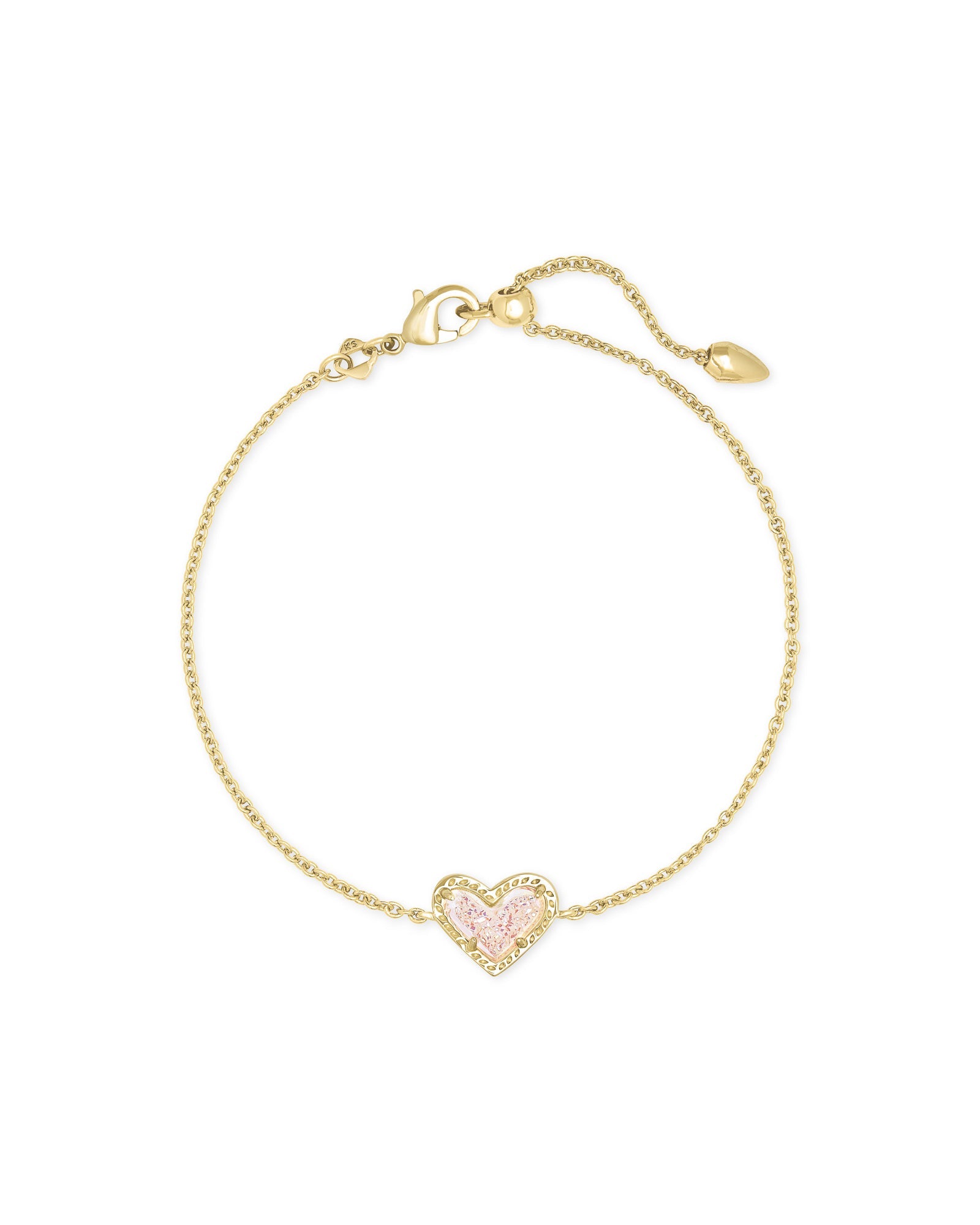 Ari Heart Drusy Bracelet - New Colors