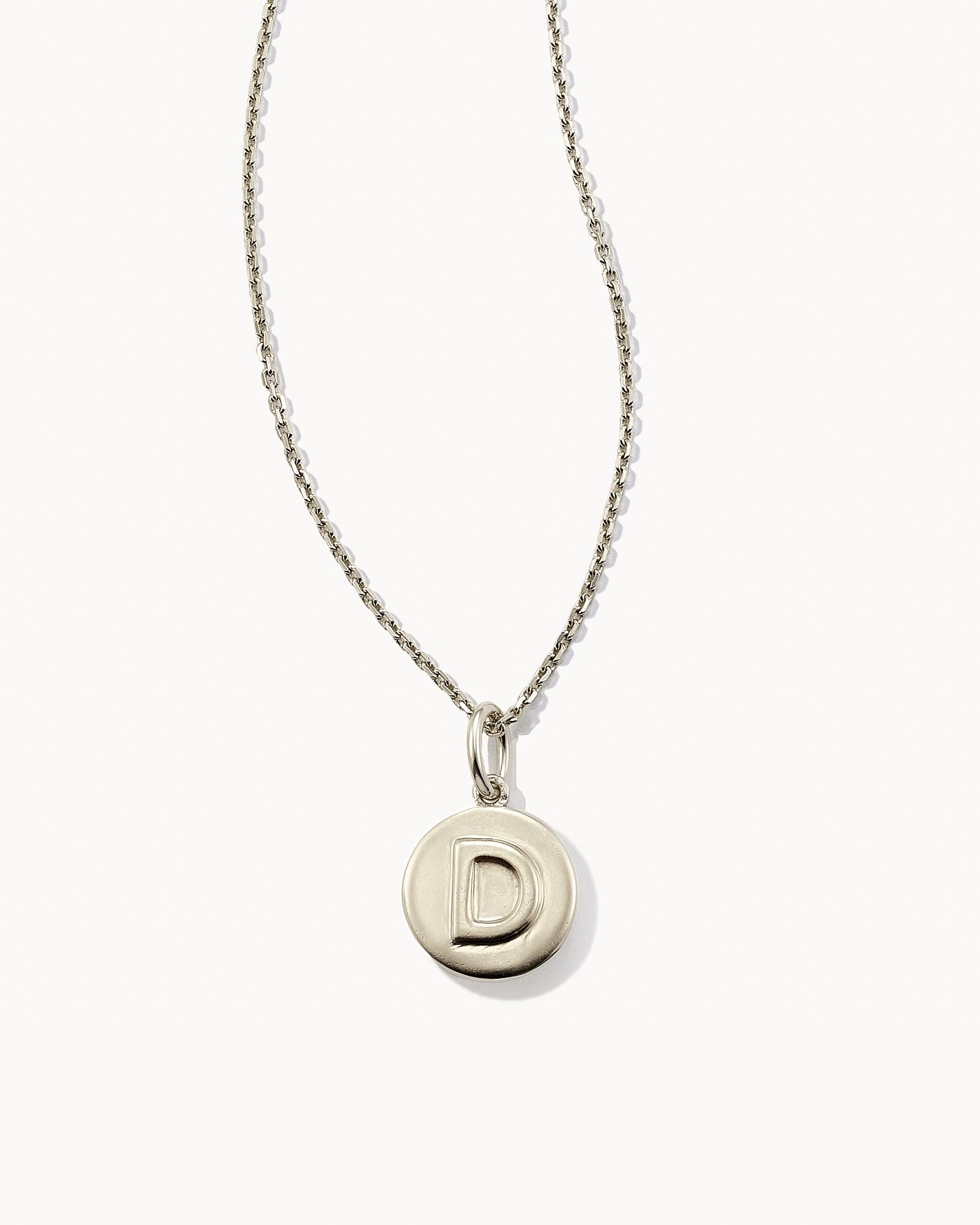 Sale Letter Coin Charm Necklace