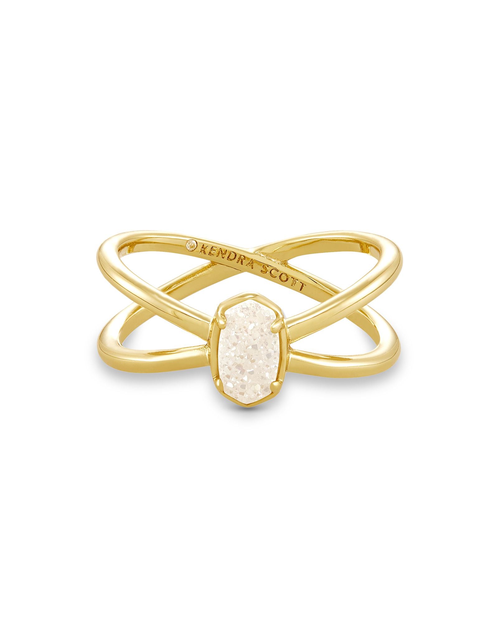 Emilie Double Band Drusy Ring - More Colors