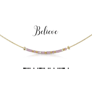 Dot & Dash Jewelry - Necklaces Believe Dot & Dash Necklace