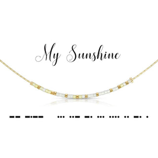 Dot & Dash Jewelry - Necklaces My Sunshine Dot & Dash Necklace