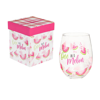 Evergreen Home - Drinkware Stemless Wine Glass One in Melon