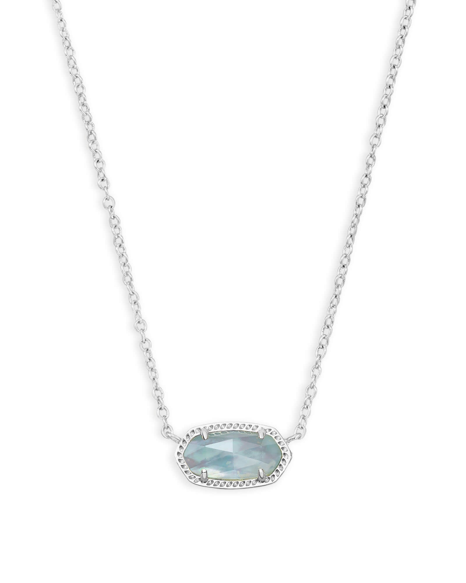 Elisa Necklace Light Blue Illusion Gold or Silver