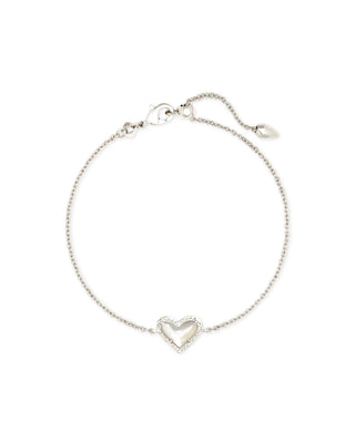 Kendra Scott Jewelry - Bracelets Ari Heart Silver Bracelet Ivory MOP