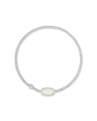 Kendra Scott Jewelry - Bracelets Grayson Stretch Bracelet Silver Ivory MOP