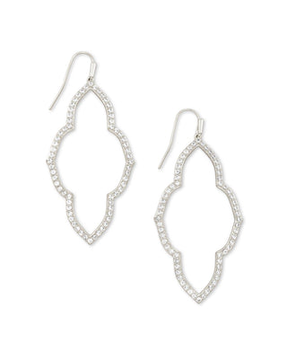 Kendra Scott Jewelry - Earrings Abbie Open Frame Earring - Silver