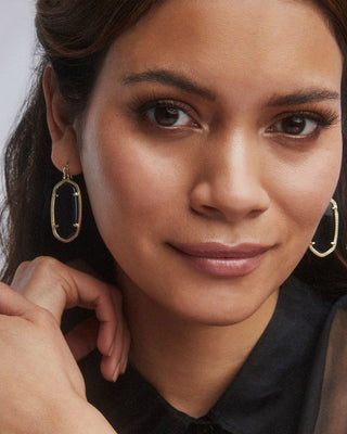 Kendra Scott Jewelry - Earrings Elle Black Earring Silver or Gold