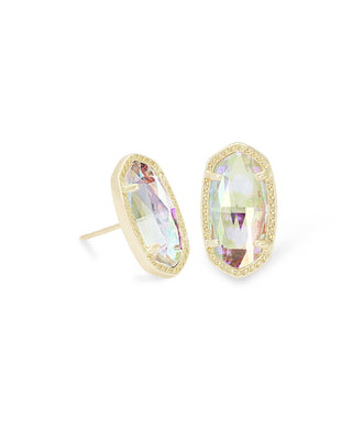 Kendra Scott Jewelry - Earrings Gold Ellie Stud Earrings Dichroic Glass Gold or Silver